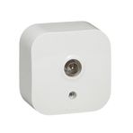 Legrand 782415 Forix Beyaz IP21 Sıva Üstü Sonlu Tv Prizi