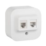 Legrand 782421 Telefon+Data Prizi Rj11+Rj45 Cat5e Beyaz Sıva Üstü