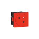 Legrand Düz Yüzey Ups Priz, 45°, Ç.k, Otomatik, 16A, 250V~, 2m, Kırmızı LEG-077118L