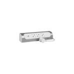 LEGRAND GRUP PRİZ 3X2 P+T NORMAL 2 USB - Beyaz-Grı