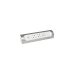 LEGRAND GRUP PRİZ 3X2P+T USB TİP A VE C - Beyaz-Grı