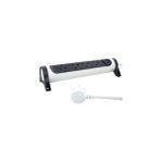 LEGRAND GRUP PRİZ 4X2P+T ROTFIX 4 SOKETLİ 3M - Beyaz-Grı