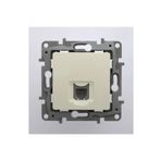Legrand Salbei Serisi Bej 1 x RJ11 Telefon Prizi Çerçevesiz