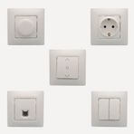 Legrand Salbei Serisi Beyaz RJ11 Tek Çıkışlı Anahtar Priz