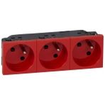 Legrand Sistem Armada 3X2P+T Fransız Stand.(Ups) Priz - 45º Açılı- 278173L I