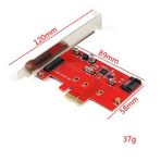 LeHang PCI-E Express 2.0 NGFF M.2 B Anahtar SSD SATA 3.0 PCI-E PCI Sata Express Combo Kart Adaptörü Dönüştürücü
