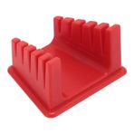 Lehimleme Teli Tutucu Kelepçe, Manyetik Lehimleme Teli Tutucu Plastik Lehimleme İstasyonu Kelepçe Braketi 30AWG Ila 12AWG Teller Için 5 Yuvalı Tel Kaynak Armatürü (Kırmızı)
