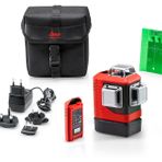 Leica Lino L6Gs 3 Eksen 360 Derece Çapraz Çizgili Şarjlı Yeşil Lazer Terazi