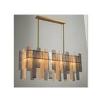 Leiden Camlı Masa Üstü Avize - 90 cm
