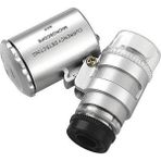 Leidory 60X Mini Cep Mikroskop Kuyumcu Büyüteç LED Işık