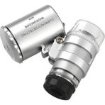 Leidory 60X Mini Cep Mikroskop Led+Uv Işık Kuyumcu Antikacı Büyüteç 9882