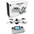Leidory Çarpışma Engelleyici Akıllı Drone - Çift Kameralı Katlanabilir Fpv Canlı Izleme - Uçak R-08 - Siyah