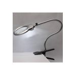 Leidory Işıklı Büyüteç Tamirci Büyüteci Çalışma Lambası Lup Mercek 130MM