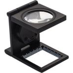 Leidory LED Işıklı Lup Mercek Metal Katlanır Ölçekli Kılıflı Büyüteç