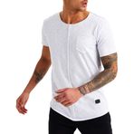 Leif Nelson LN-6288 Beyaz Erkek T-shirt