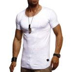 Leif Nelson LN-8209 Beyaz Erkek T-shirt