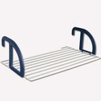 Leifheit 70 58x54x22 cm Gri Mavi Çelik Classic Balkon Çamaşır Kurutmalık