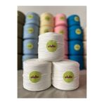 Leila shop EKRU RENK PENYE İP ÇANTA ÖRGÜ İP - (600-650GR) 1 ADET