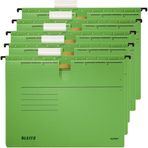 Leitz 1984-55 Alpha Yeşil Telli Askılı 25'li Paket Dosya