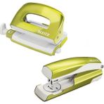 Leitz 4002432123834 L-5561 Wow Yeşil Zımba Delgeç Set