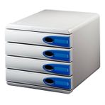 Leitz 52060005 Allura Mavi 4 Çekmeceli Evrak Rafı