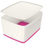 Leitz 52161023 Beyaz Metalik Pembe A4 Saklama Kutusu
