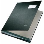 Leitz 5700 20 Bölme Siyah İmza Defteri