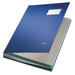 Leitz 57000035 Pp 20 Bölmeli Mavi İmza Dosyası