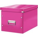 Leitz 6109 Wow C&S Pembe Orta Boy Küp Saklama Kutusu
