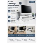 Leitz 6434001 Ergo Beyaz Monitör Standı