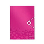 Leitz Active Wow 45990023 Pembe Metalik İnce Lastikli Dosya