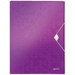 Leitz Active Wow 46290062 Mor Metalik Kalın Lastikli Dosya