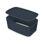 Leitz Cosy MyBox Kapaklı Küçük Gri Saklama Kutusu