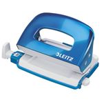 Leitz Metalik Mavi 50601036 Wow Mini 10 Sayfa Kapasiteli Delgeç