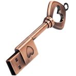 leizhan 16 GB USB Stick USB Flash Sürücü Memory Stick Flash Bellek Stick Pen Drive Laptop Bilgisayar PC Windows için (16 GB, Anahtar)