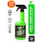 Lekex Green Power Çok Amaçlı Temizleyici ve Yağ Çözücü 750 ml Antibakteriyel Özellikli Vegan İçerik
