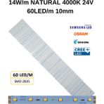 Lekoled GE5106 24V 60LED/M 14W 10MM+3M BANT