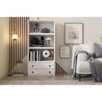 Leksa Çekmeceli Raflı Kitaplık 65 Cm Beyaz Ktp-1166-Ç