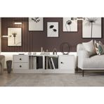 Leksa Tek Kapaklı Çekmeceli Raflı Kitaplık 130 Cm Beyaz Ktp-1199-Ç