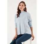 Lela 4615002 Bebe Mavi Kadın Kazak