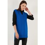 Lela 4616088 Camel Kadın Süveter