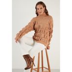 Lela 4616108 Camel Kadın Kazak