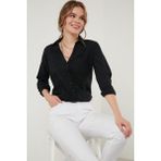 Lela 51425752 Siyah Kadın Gömlek