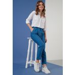 Lela 51425754 Beyaz Kadın Gömlek