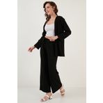 Lela 5862061 Siyah Kadın Pantolon