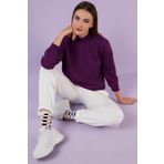 Lela 5863323 Mor Kadın Sweatshirt
