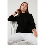 Lela 5863323 Siyah Kadın Sweatshirt
