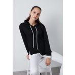 Lela 5863559 Siyah Kadın Sweatshirt