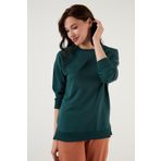 Lela 5863569 Sarı Kadın Sweatshirt