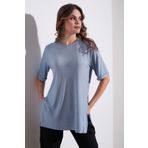 Lela 5863683 Bebe Mavi Kadın Bluz